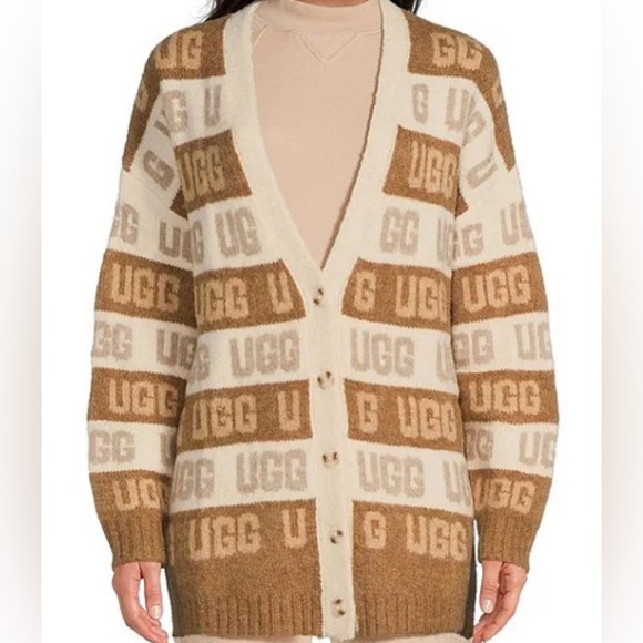 UGG Sweaters - UGG GRAPHIC LOGO CARDIGAN